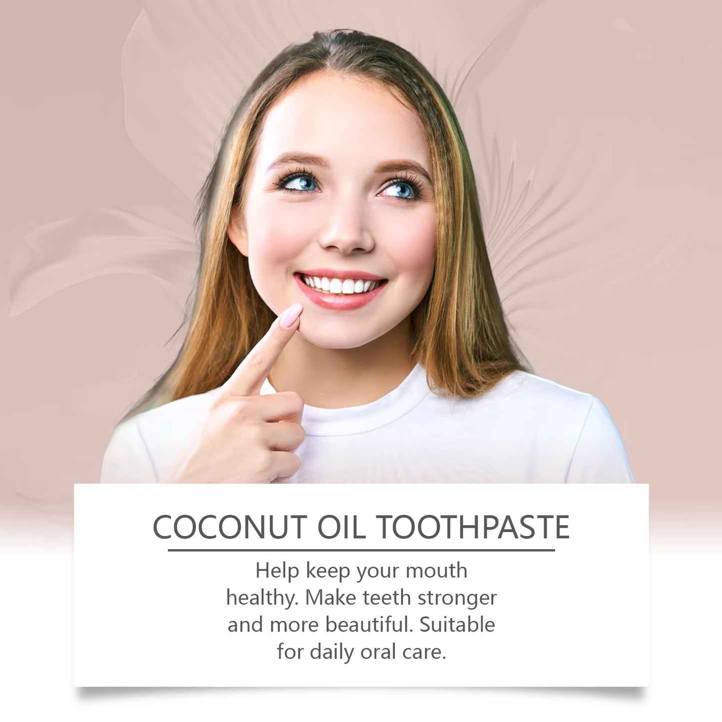 Coconut Oil Toothpaste: Freshens Breath, Nourishes Gums and Enamel, Family Oral Care Toothpaste